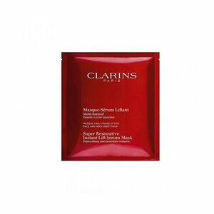 Clarins Mască textilă pentru netezirea imediată a ridurilorSuper Restorative(Instant Lift Serum Mask) 30 ml imagine