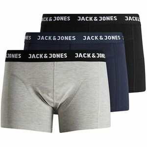 Jack&Jones 3 PACK - boxeri bărbați JACANTHONY 12160750Black -Blue night - LGM XXL imagine