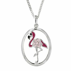 Praqia Jewellery Colier din argint pentru copii Flamingo KO8083_CU040_45 ( lanț, pandantiv) imagine