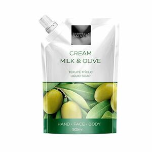 Gabriella Salvete Săpun lichid Cream Olive- reumplere(Refill Liquid Hand Face Body Soap) 500 ml imagine