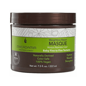 Macadamia Mască de reînnoire pentru toate tipurile de păr Weightless Repair (Masque) 222 ml imagine