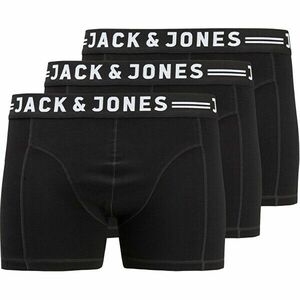 Jack&Jones PLUS 3 PACK -boxeri pentru bărbați JACSENSE 12147591 Black XXL imagine