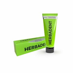 Herbadent Pastă de dinți pe bază de plante fără fluor și mentolBulldog Original Homeo 100 g imagine