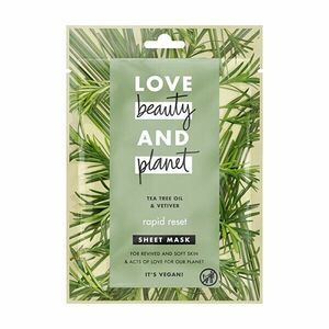 Love Beauty and Planet Mască textilăTea Tree & Vetiver 1 buc imagine