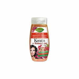 Bione Cosmetics Șampon regenerant profund pentru părul deteriorat Keratin + Ricinový olej260 ml imagine