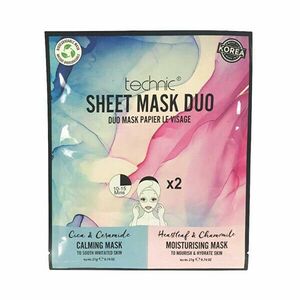 Technic Mască calmantă și calmantă și hidratantă Calming andMoisture Sheet Mask Duo imagine