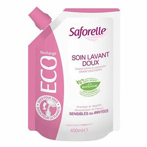 Saforelle Gel de curățare delicat (umplere de rezervă) Eco pack 400 ml imagine