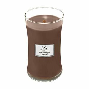 WoodWick Lumânare parfumată in vază mare Stone Washed Suede 609, 5 g imagine