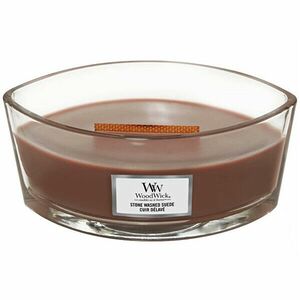 WoodWick Lumânare parfumată in vază Stone Washed Suede 453 g imagine
