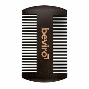 beviro Pieptene pentru barbă din lemn de pere (Beard Comb) imagine
