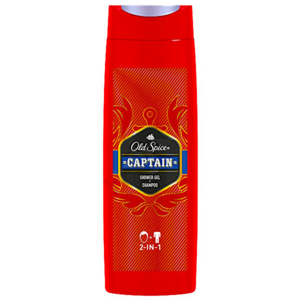 Old Spice Gel de duș 2 în 1 Captain(Shower Gel + Shampoo) 400 ml imagine