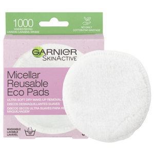 Garnier Tampoane pentru demachiere reutilizabile Skin Active (Ultra Soft Dry Make-Up Removal Pads) 3 buc imagine