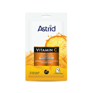 Astrid Mască textilă energizantă și iluminantă Vitamina C 1 buc imagine