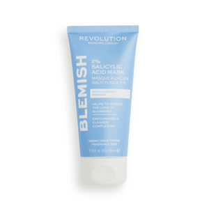 Revolution Skincare Mască de Ten cu cărbune activ Blemish(2% Salicylic Acid Mask) 65 ml imagine