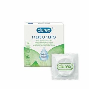 Durex prezervative Naturals 3 ks imagine