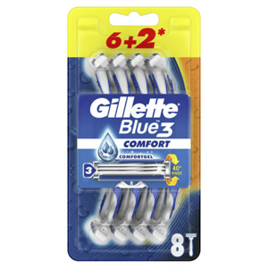 Gillette Aparate de ras de unică folosință Blue3 Comfort 6+2 ks imagine