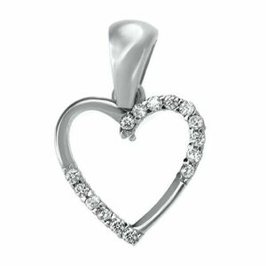 Brilio Silver Pandantiv din argint inimă cu cristal PENT028 imagine