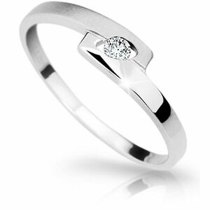 Cutie Diamonds Inel elegant din aur alb cu diamant DZ6725-1284-00-X-2 61 mm imagine