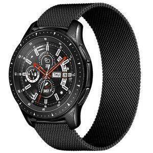 4wrist Curea milaneză pentru Samsung Galaxy Watch - Neagră 22 mm imagine