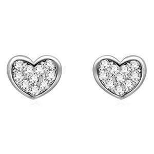 JVD Cercei de argint inimă cu zirconii SVLE0849XH2BI00 imagine