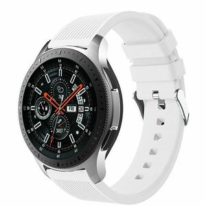 4wrist Silikonový řemínek pro Samsung Galaxy Watch - Bílý 20 mm imagine
