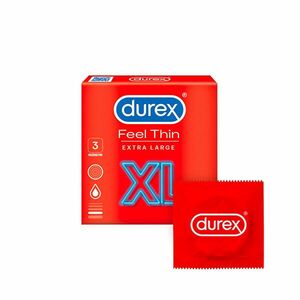 Durex prezervative Feel Thin XL 3 buc. imagine