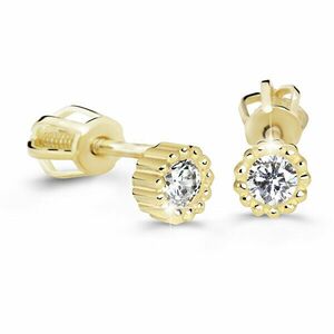 Cutie Diamonds CerceiMinimalisti din aur galben cu diamante DZ60236-30-00-X-1 imagine