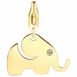 S`Agapõ Pandantiv Elefant placat cu aur Happy SHA319 imagine