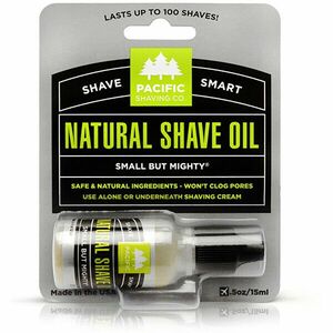 Pacific Shaving Ulei natural de bărbierit pentru bărbați 15 ml imagine
