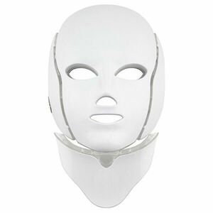 Palsar 7 Tratament LED Mască pentru față și gât alba (LED Mask + Neck 7 Colors White) imagine