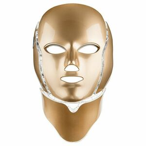 Palsar 7 Mască LED de tratament pentru față si gât aurie (LED Mask + Neck 7 Colors Gold) imagine
