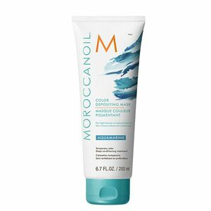 Moroccanoil Mască tonifiantă pentru păr Aquamarine (Color Depositing Mask) 30 ml imagine