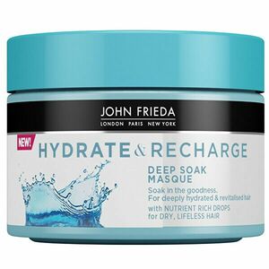 John Frieda Mască hidratantă pentru păr uscat Hydrate & Recharge (Deep Soak Masque) 250 ml imagine