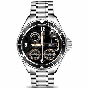 Wotchi Smartwatch W69SBK - Silver +Negru imagine