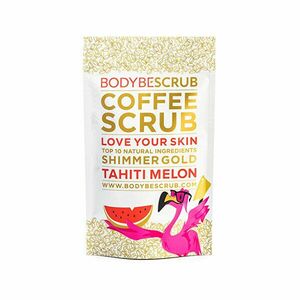 BODYBE Peeling de cafea cu efect lucios Tahiti Meloun (Coffee Scrub Shimmer Gold) 30 g imagine
