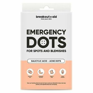 Breakout+aid Plasture pentru acnee cu acid salicilic Emergency Dots 48 buc. imagine