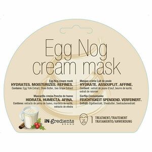 masqueBAR Mască de față cremoasă hidratantă Egg Nog (Cream Mask) 1 buc imagine