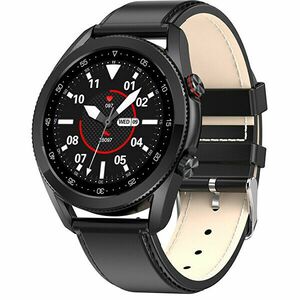 Wotchi Smartwatch W21B - Negru Leather imagine