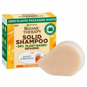 Garnier Șampon solid reînnoitor pentru părul foarte deteriorat Botanic Therapy (Honey & Beeswax Solid Shampoo) 60 g imagine