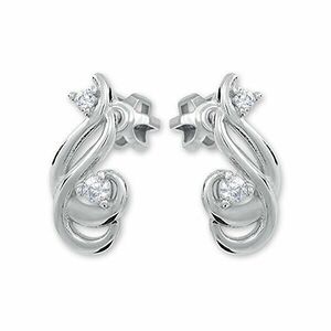 Brilio Silver Cercei la moda din argint cu zirconiu 436 001 00542 04 imagine
