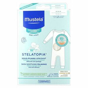 Mustela Pijama calmanta pentru bebeluși pentru piele atopică 12-24 luni (Skin Soothing Pajamas) imagine