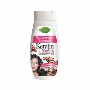 Bione Cosmetics Șampon regenerant Keratin + Kofein 400 ml imagine