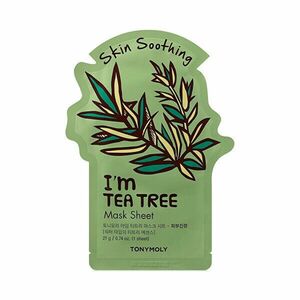 Tony Moly Mască calmantă din pânză I`m Tea Tree (Skin Soothing Mask Sheet) 21 ml imagine