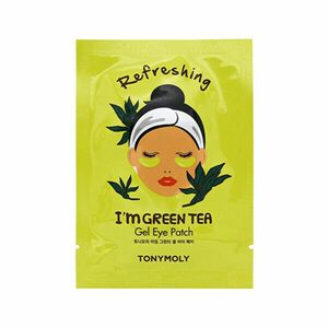 Tony Moly Pernuțe revigorante sub ochi I`m Green Tea (Refreshing Gel Eye Patch) 21 ml imagine