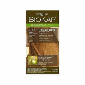 Biokap NUTRICOLOR DELICATO - vopsea de păr- 7.33 Blond Grâu auriu 140 ml imagine