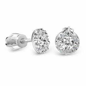 Cutie Diamonds Cercei de lux din aur alb cu diamante DZ60167-30-00-X-2 imagine