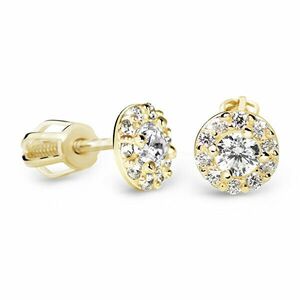 Cutie Diamonds Cercei de lux din aur galben cu diamante DZ60167-30-00-X-1 imagine