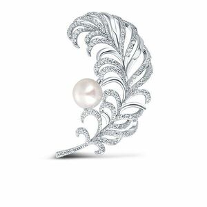 JwL Luxury Pearls Broșă frumoasa de perle Pană JL0699 imagine