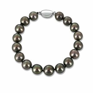 JwL Luxury Pearls Brățară de lux din perle negre tahitiene JL0705 imagine