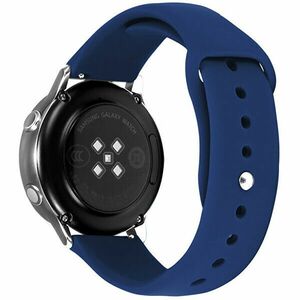 4wrist Curea din silicon pentru Samsung Galaxy Watch -Blue 22 mm imagine